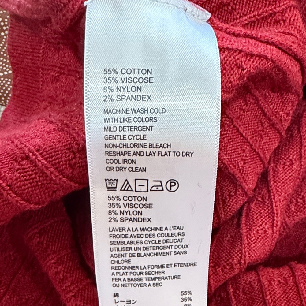 Tommy Bahama Pickford Cable half-zip sweater Dress size medium - Picture 10 of 10